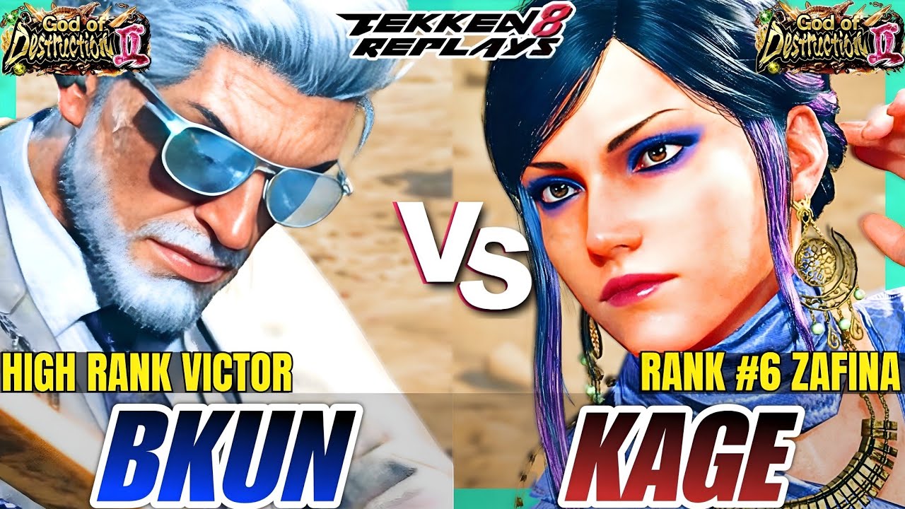 Tekken 8 - BKUN (Victor) vs Kagemaru (Zafina) - Epic Ranked Match