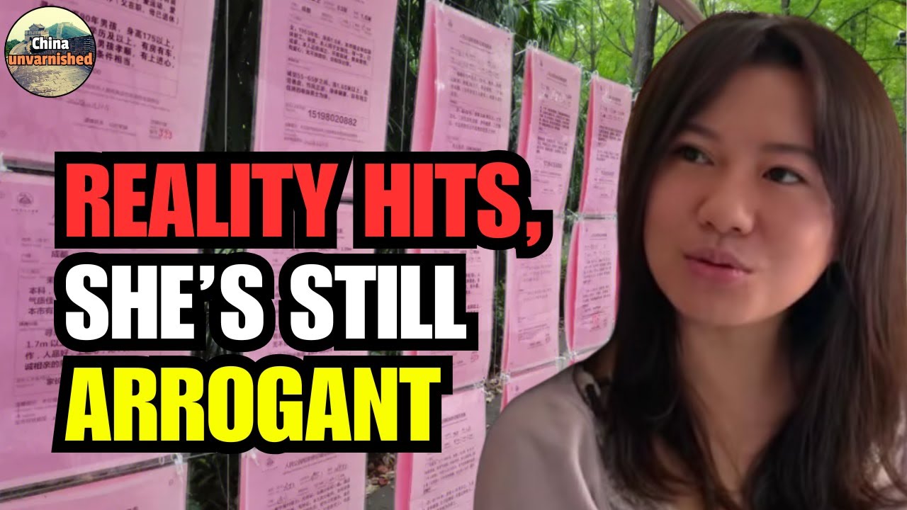 Even When Older Leftover Women in China Finally Realize They're Not Valuable, They Stay Arrogant！