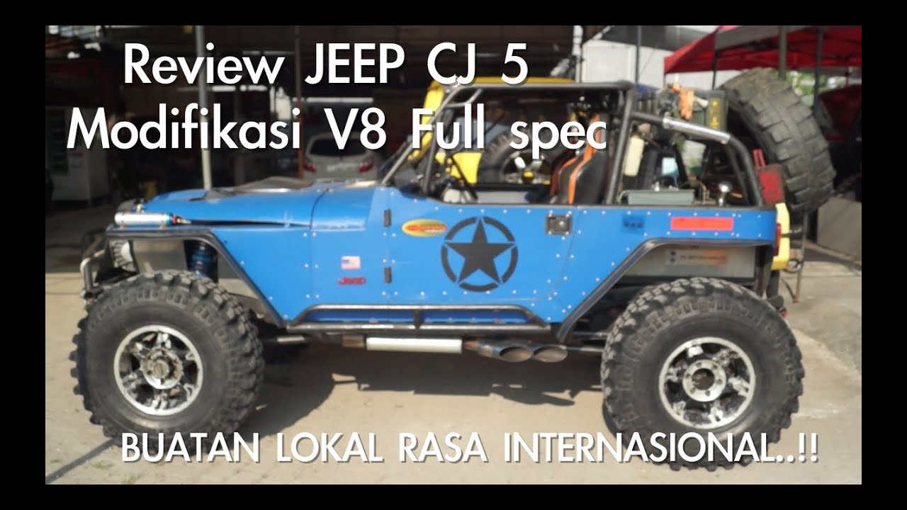 Review JEEP CJ 5 || Modifikasi V8 Full spec