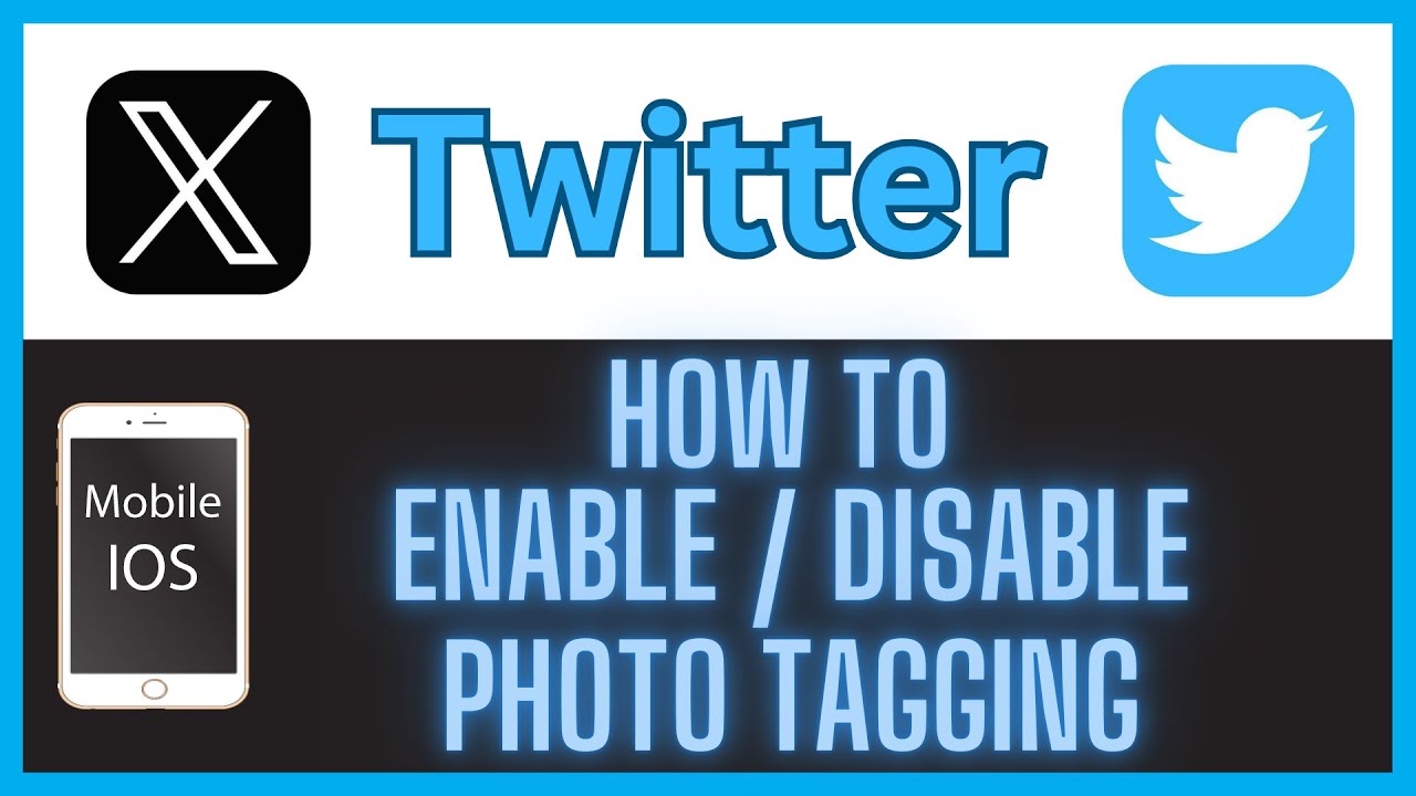 How to Enable or Disable Photo Tagging on the X App (Twitter) Using an iPhone  | iOS Tutorial