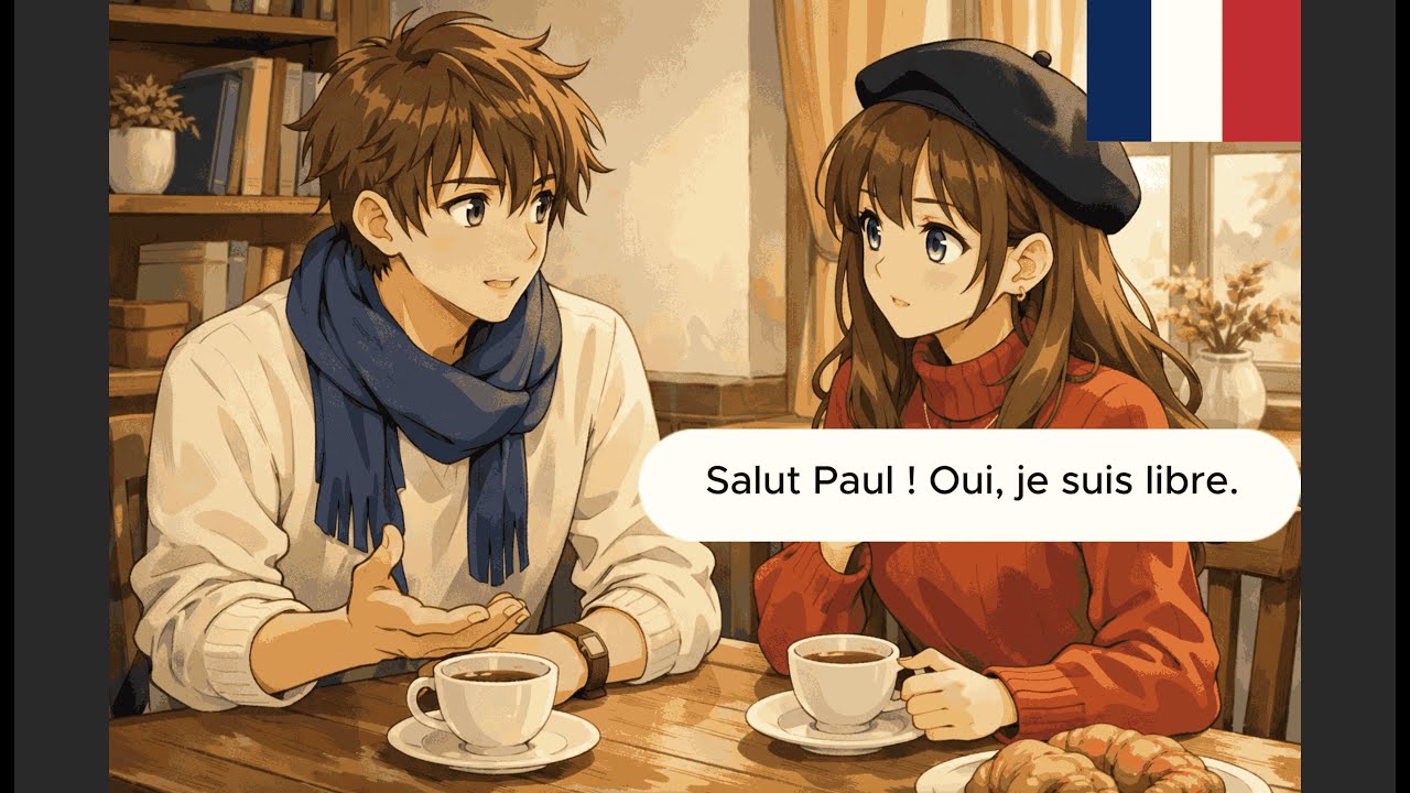 10 French Conversations for Beginners (A1–A2) | Easy French Stories