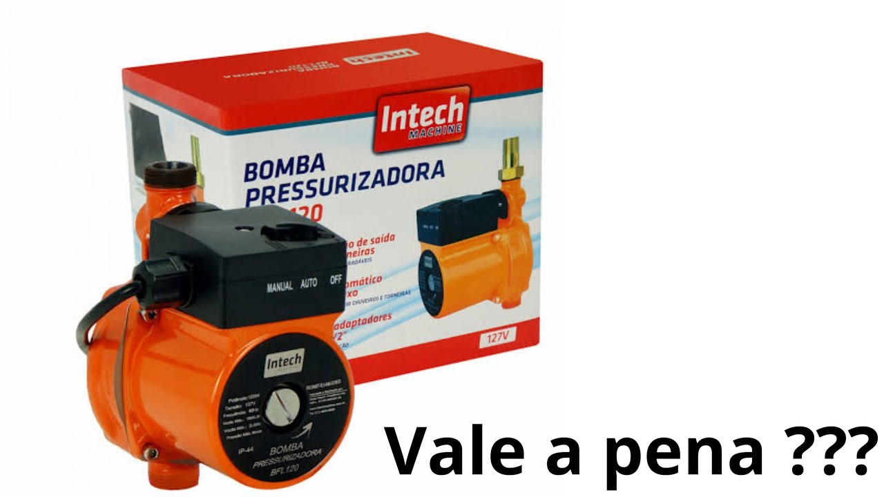 Bomba Pressurizadora Intech 120w