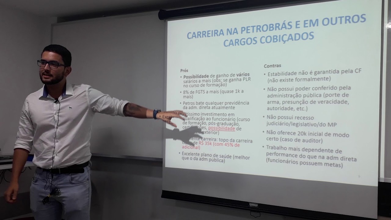 Palestra PETROBRAS - Carreira e Preparo