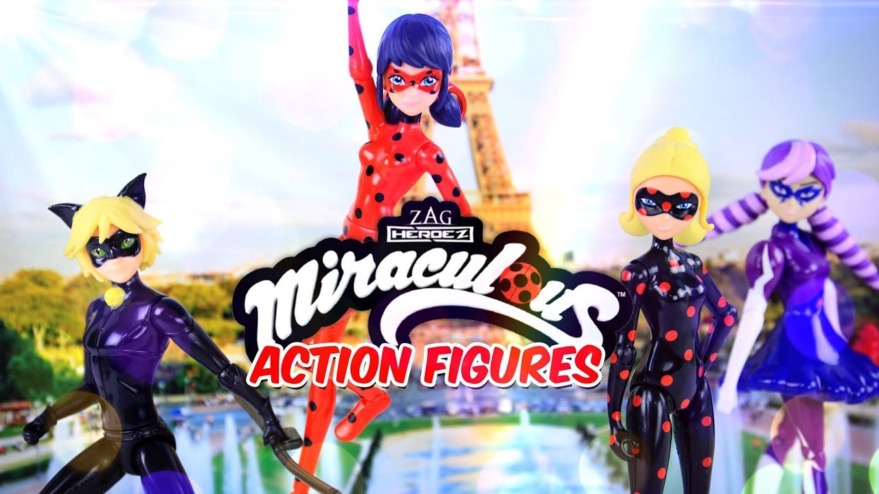 Miraculous Ladybug Action Figures - Toy Review - 4K