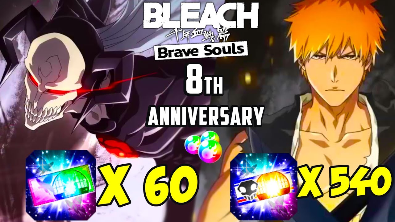 [BBS] 8th Anniversary ICHIGO & WHITE Summons: Tickets & Orbs! [Bleach Brave Souls]