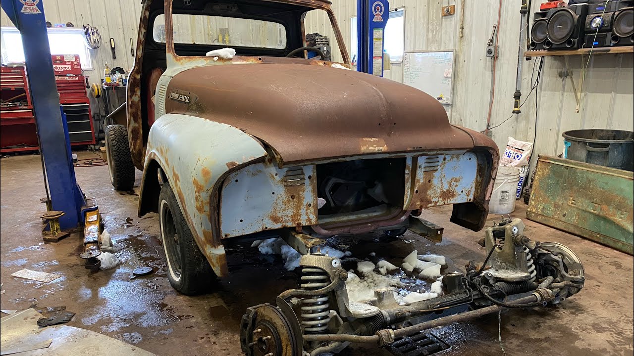 55’ F100 CROWN VIC SWAP! pt.1