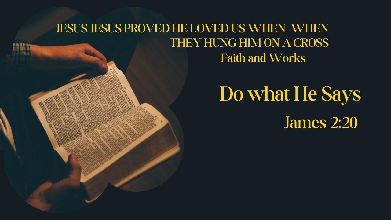Do What It Says: Faith like Jesus as He hung on the cross