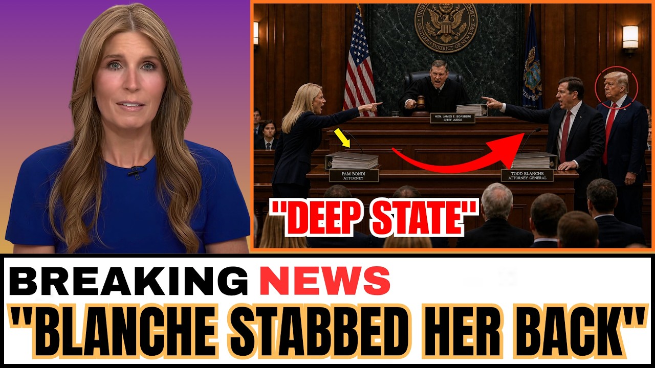 THE LEAKED TAPES: Todd Blanche Confronts Pam Bondi In The Most Brutal DOJ Clash In History!