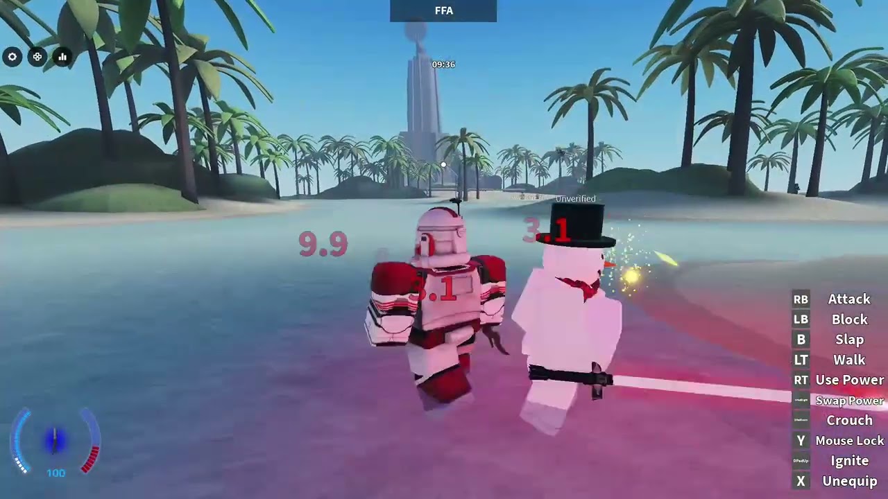 this obi wan was really good #sabershowdown #the_republic_commander #roblox
