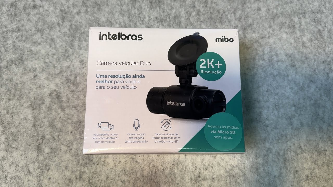 Câmera Veicular Duo Intelbras DC 3201 2K Intelbras - Unboxing e Impressões