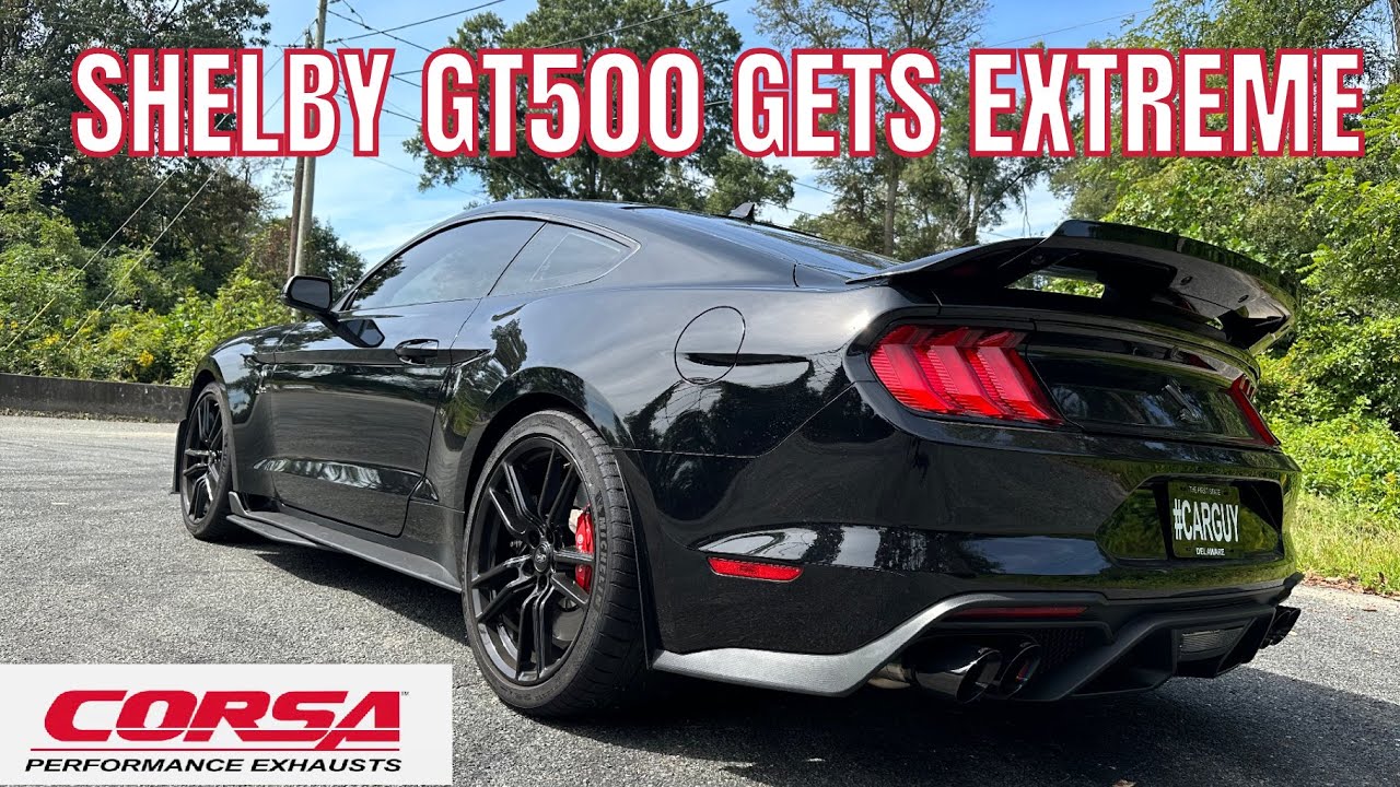 SHELBY GT500 становится экстремальным #ford #mustangs