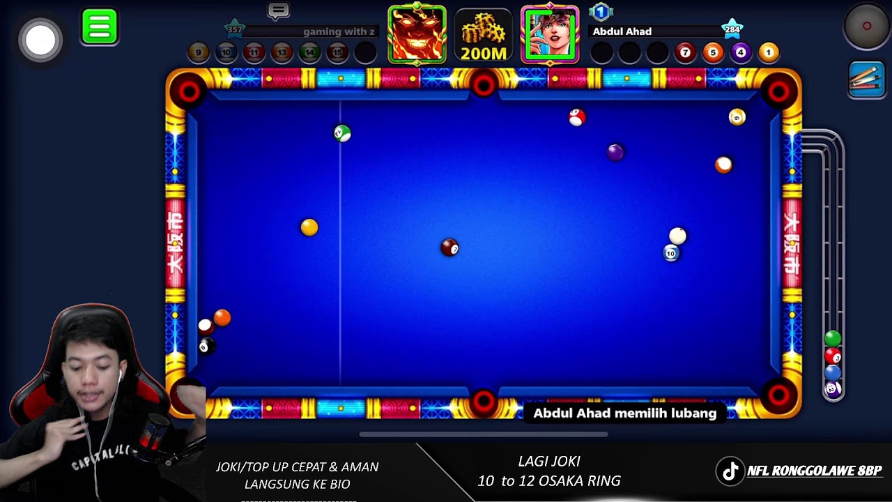 8 Ball Pool 200M OSAKA 😱