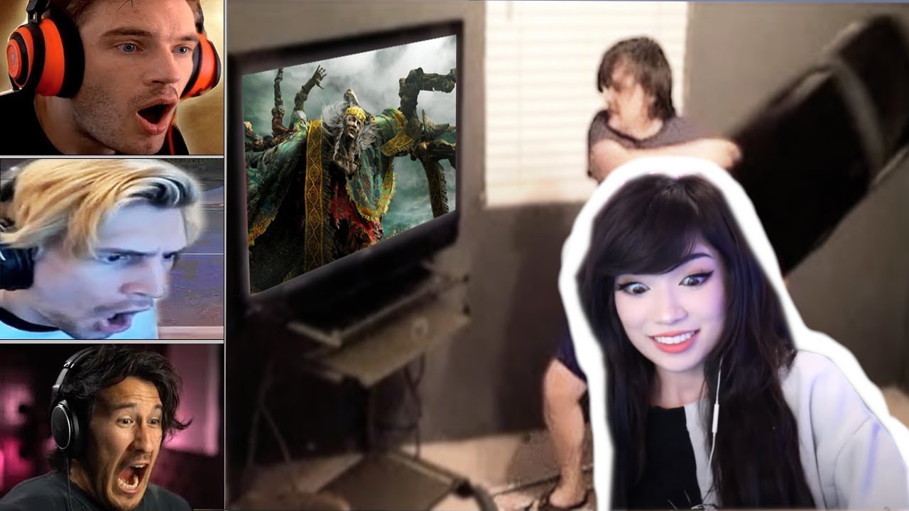 Emiru Reacts to Elden Ring Rage Compilation ft. Sodapoppin, Xqc