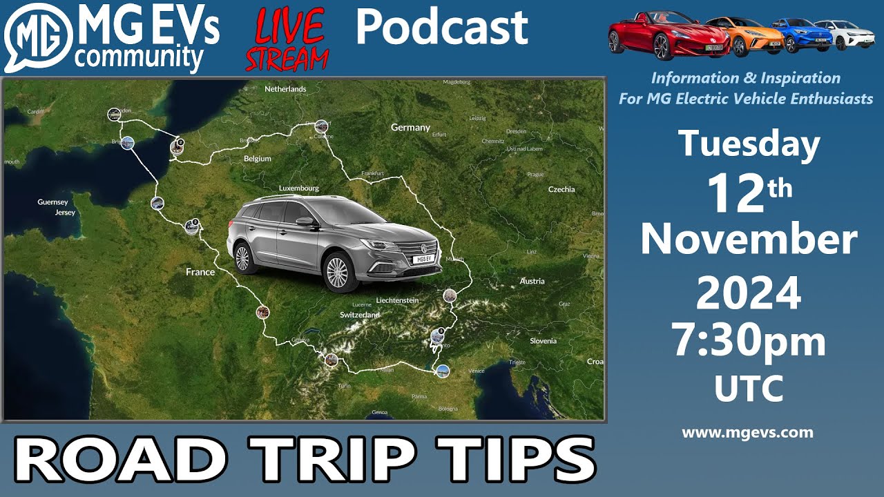 ROAD TRIP IN AN MG - hints and tips