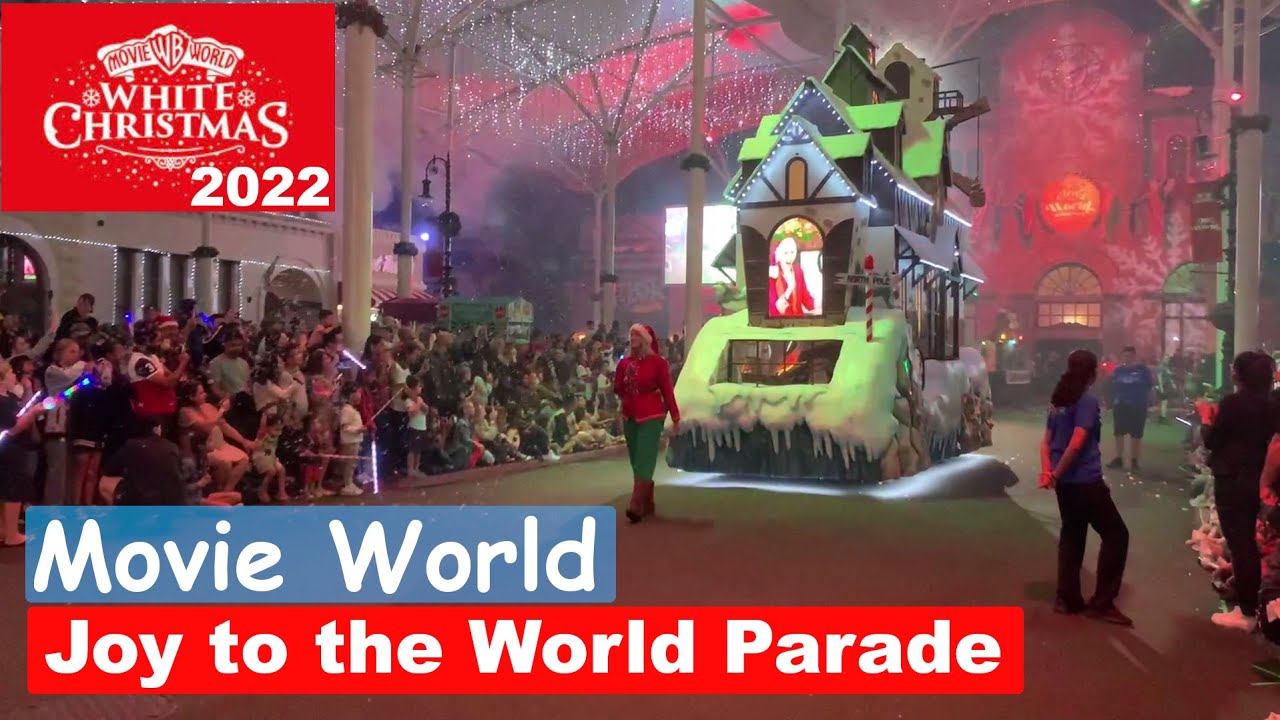Movie World White Christmas 2022 Joy to the World Parade | Gold Coast [Australia]