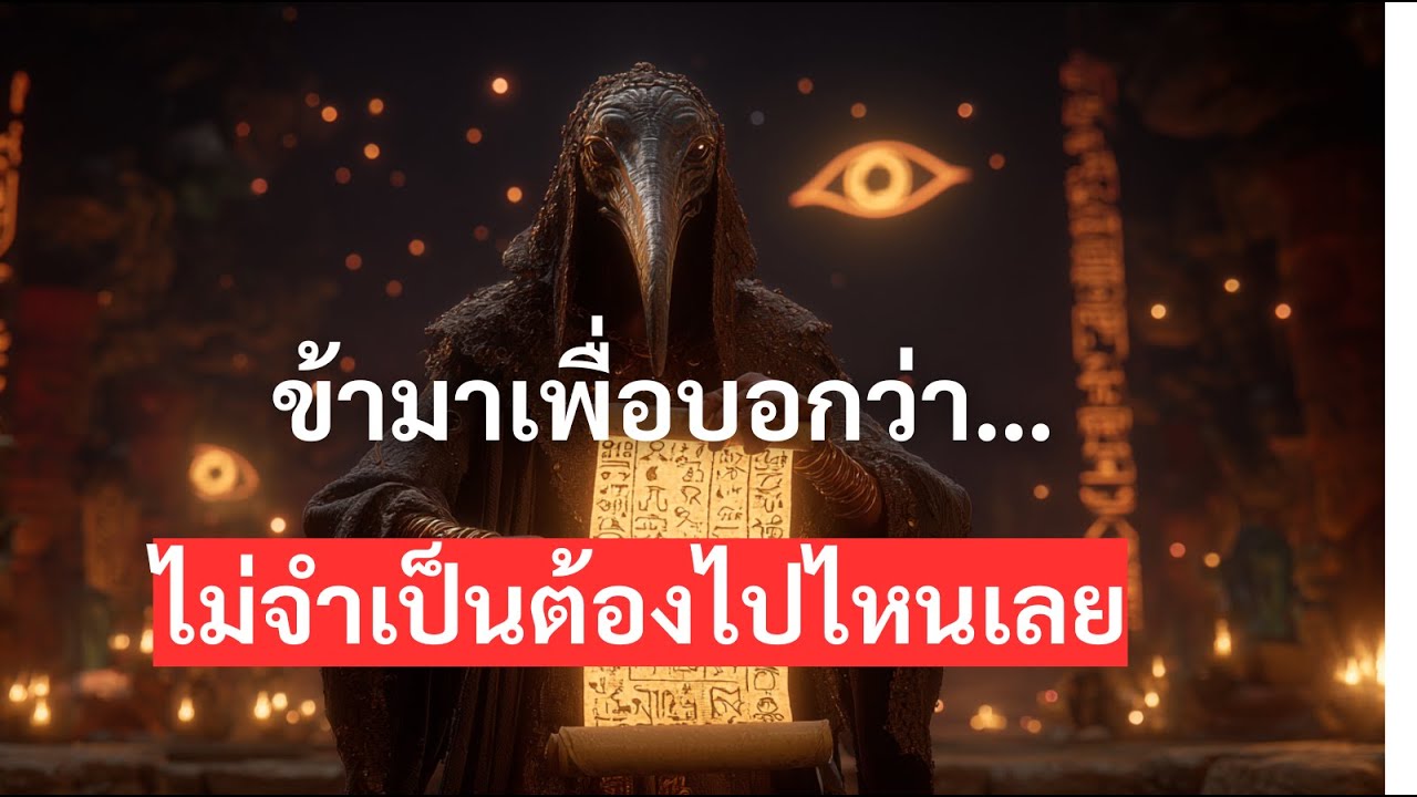 เจ้าไม่ต้องไปไหน ชีวิตจะคลายเอง | by Thoth