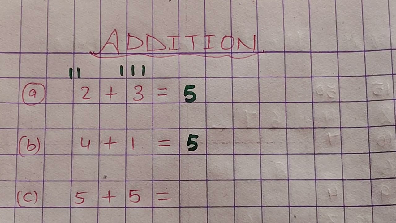 Addition जोड़ना सीखों 