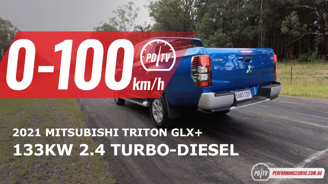 2021 Mitsubishi Triton GLX (L200) 0-100km/h & engine sound