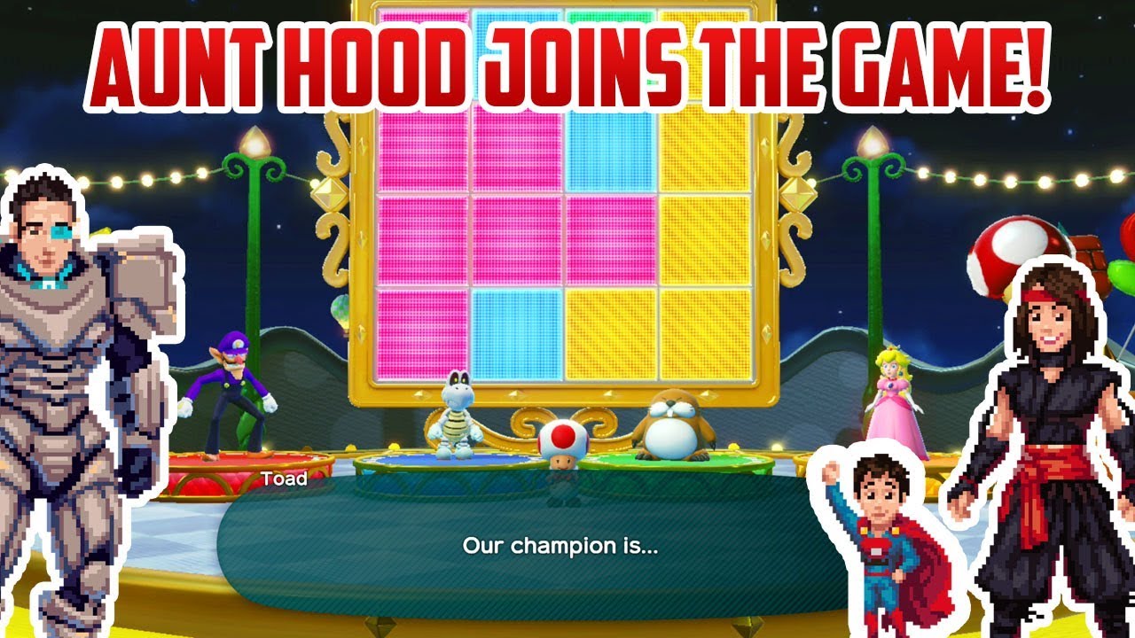Mario Party! AUNT HOOD JOINS THE GAME! AND LOSES