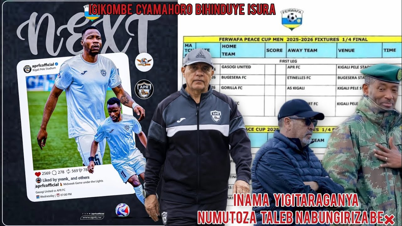 ⚫APR FC🆕⚪Umutoza Taleb🇲🇦Nabungiriza be Munama Yigitaraganya🔥Igikombe Cyamahoro APR FC🆚GASOGI United