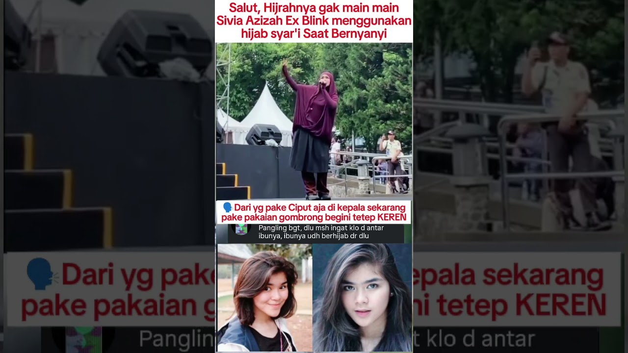 Keren Hijrahnya Sivia Azizah #shorts #siviaazizah #blink #artist #penyanyi