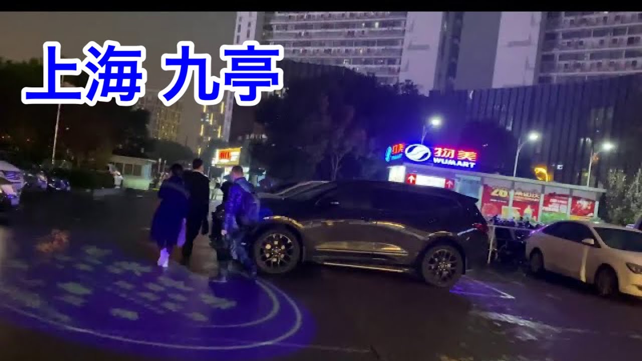4K Walking Shanghai Jiuting 上海九亭站附近 散步