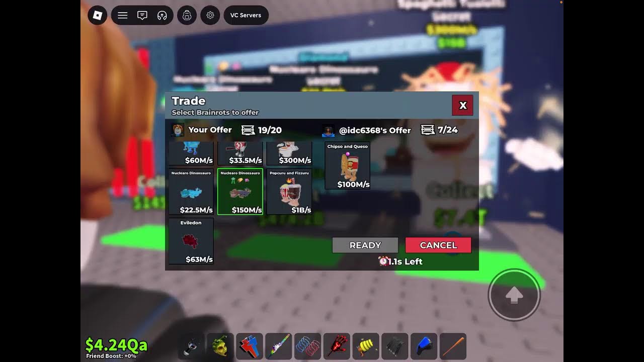 Trading in sab