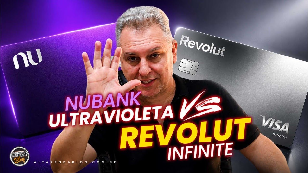 💳QUAL DESTES DOIS CART&Otilde;ES &Eacute; O MELHOR? NUBANK ULTRA VIOLETA OU REVOLUT VISA INFINITE/ULTRA?