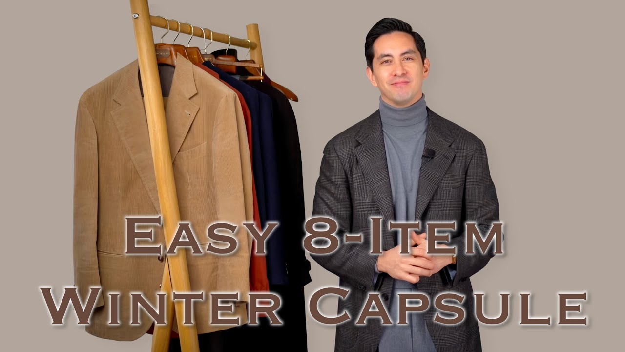 Classy Winter Capsule Wardrobe - 8 Easy Items & Styling | 2024 Update