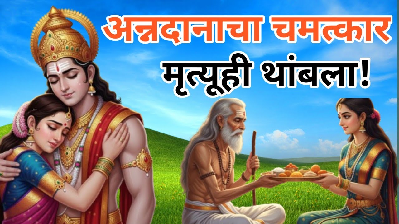 भुकेल्याला दिलेलं अन्न मृत्यूही थांबवू शकतं | अन्नदानाची चमत्कारी कथा | गरुड पुराण कथा | garud puran