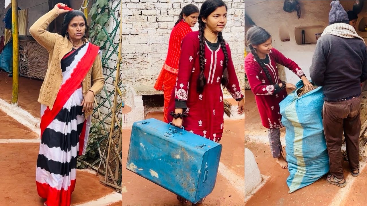 बहूत मुश्किल है इतनी ठंड में पूरे घर को संभालना🩷शुरू हो गई तैयारी 