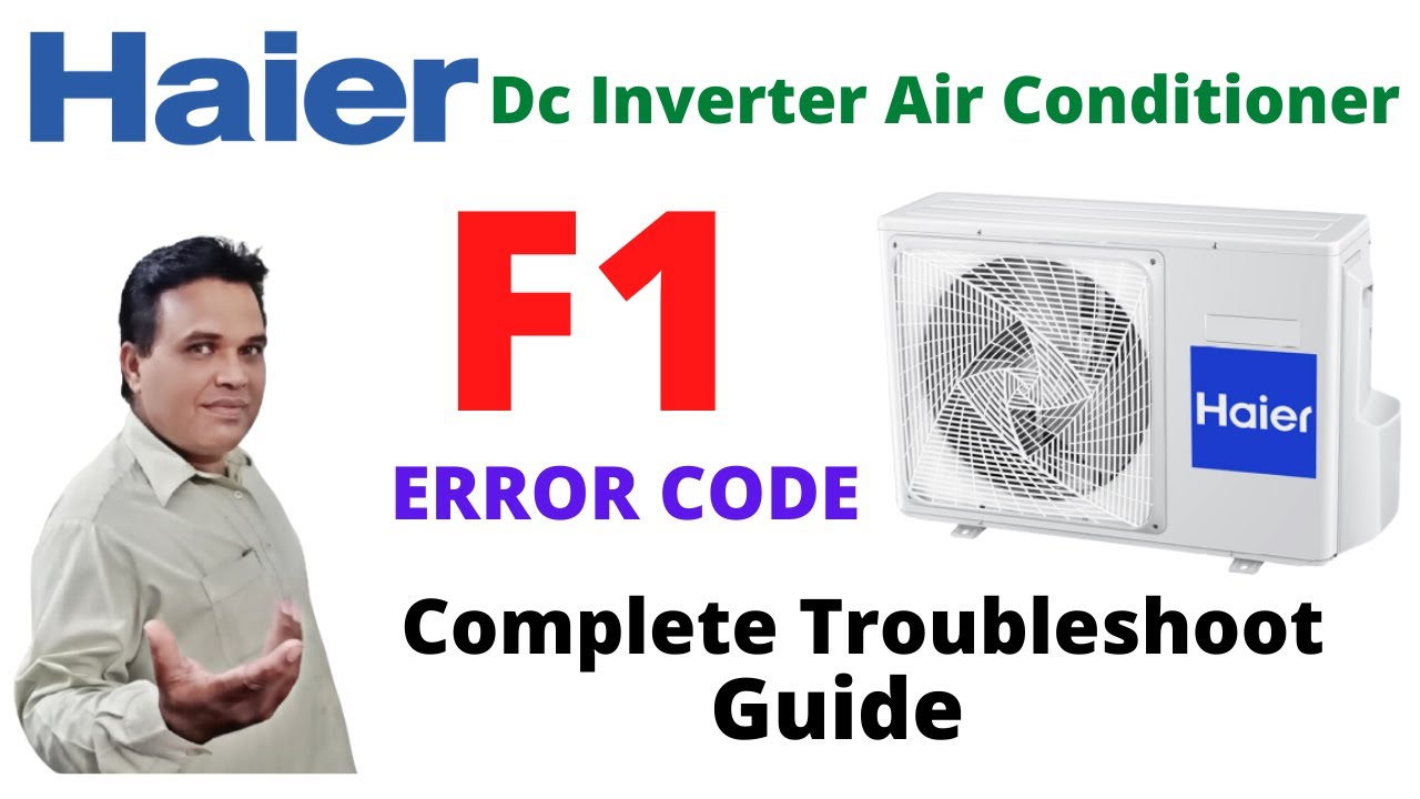 Haier Dc Inverter F1 Error Code | Air Conditioner F1 Error code | Haier Ac | Urdu/Hindi