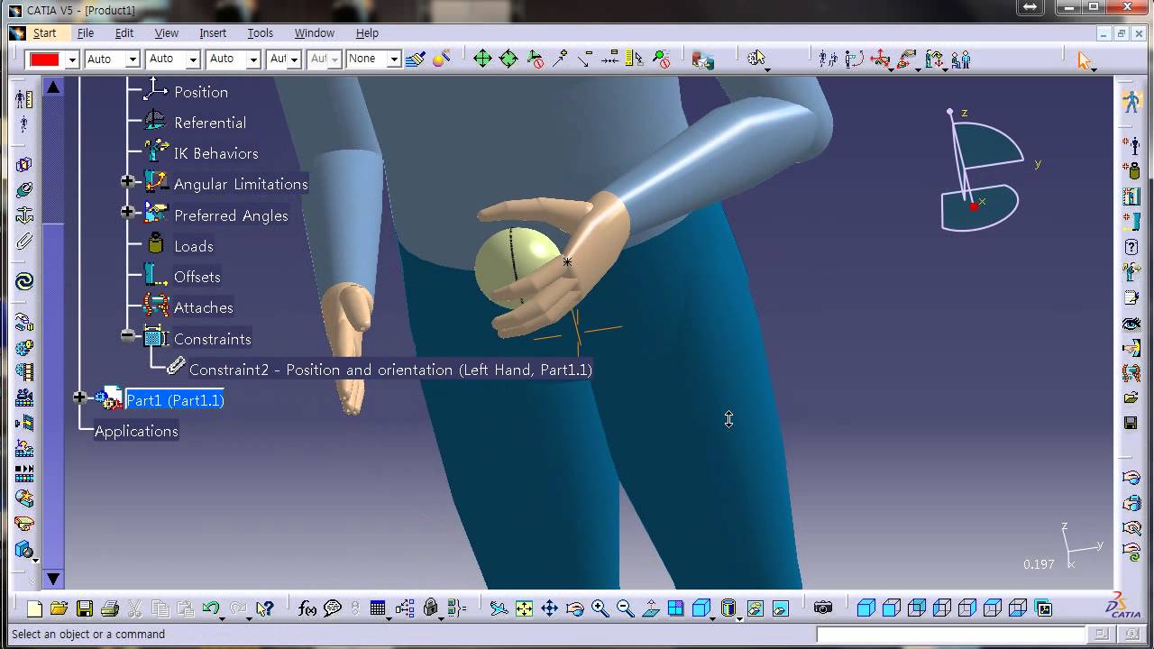CATIA V5 Human Builder