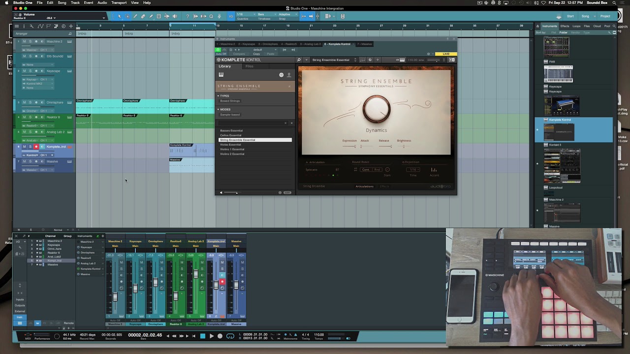 Control Studio One With Maschine MK3