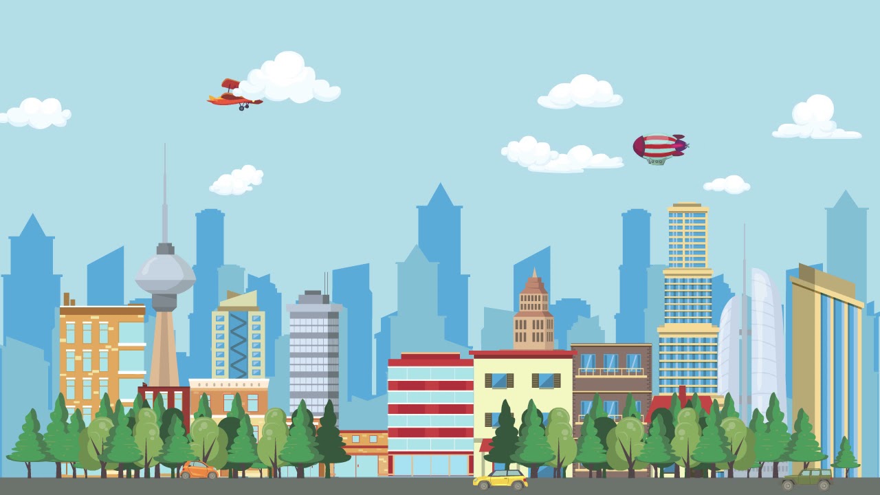 CITY DEVELOPMENT | 2D ANIMATION | ANIMATE CC 2021