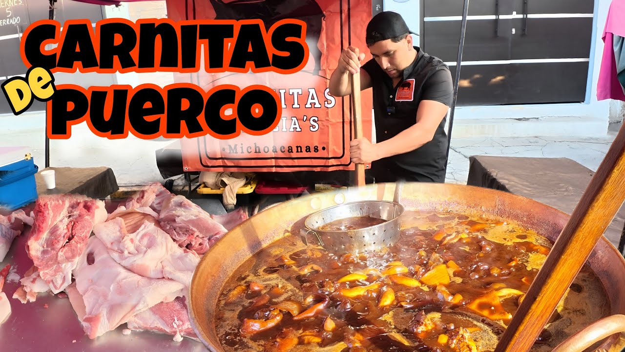 ASI se hacen CARNITAS en MICHOACAN | CARNITAS GARCIAS |😱