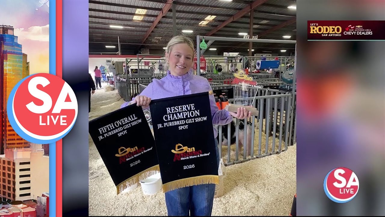 Chevy Rodeo Spotlight: Reserve champion for jr. purebred gilt show spot at SA Stock Show & Rodeo
