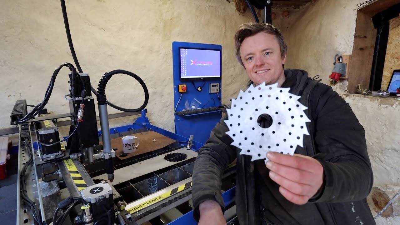 Making My First Hydroelectric Component On My Extreme CNC Plasma Table