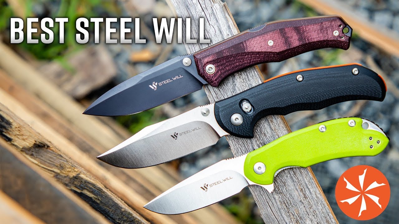 Best New Steel Will Folding Knives of 2019 at KnifeCenter.com