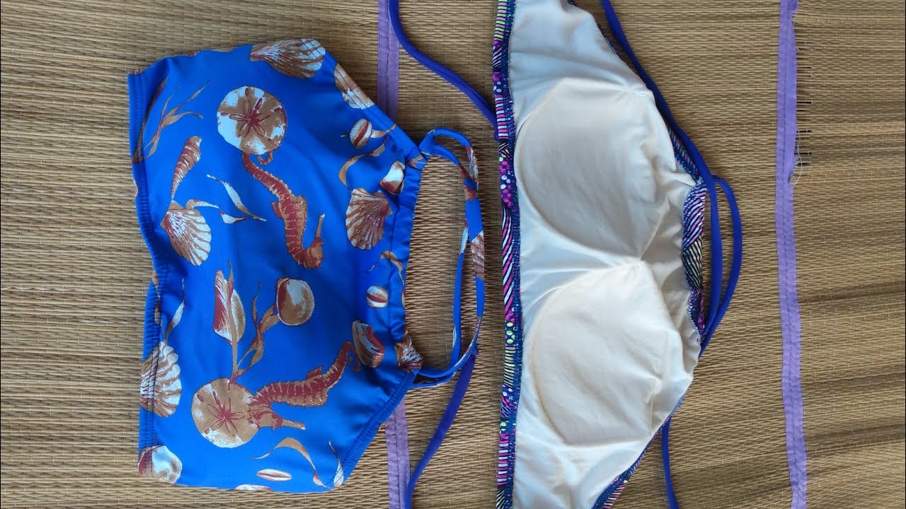 Prendendo bojo em um cropped  moldes grátis| MODA PRAIA
