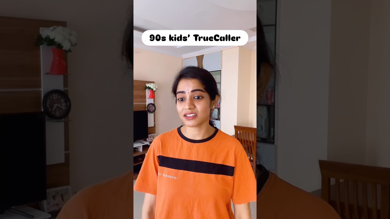 That excitement while hearing that sound😬🫣 #shorts #bytesofuv #comedy #truecaller #90skids