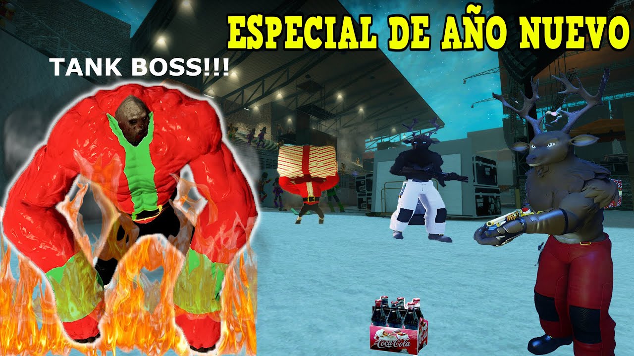 Left 4 Dead 2: Especial De Año Nuevo - Tank Rush - EL TANK JEFE!!! Loquendo