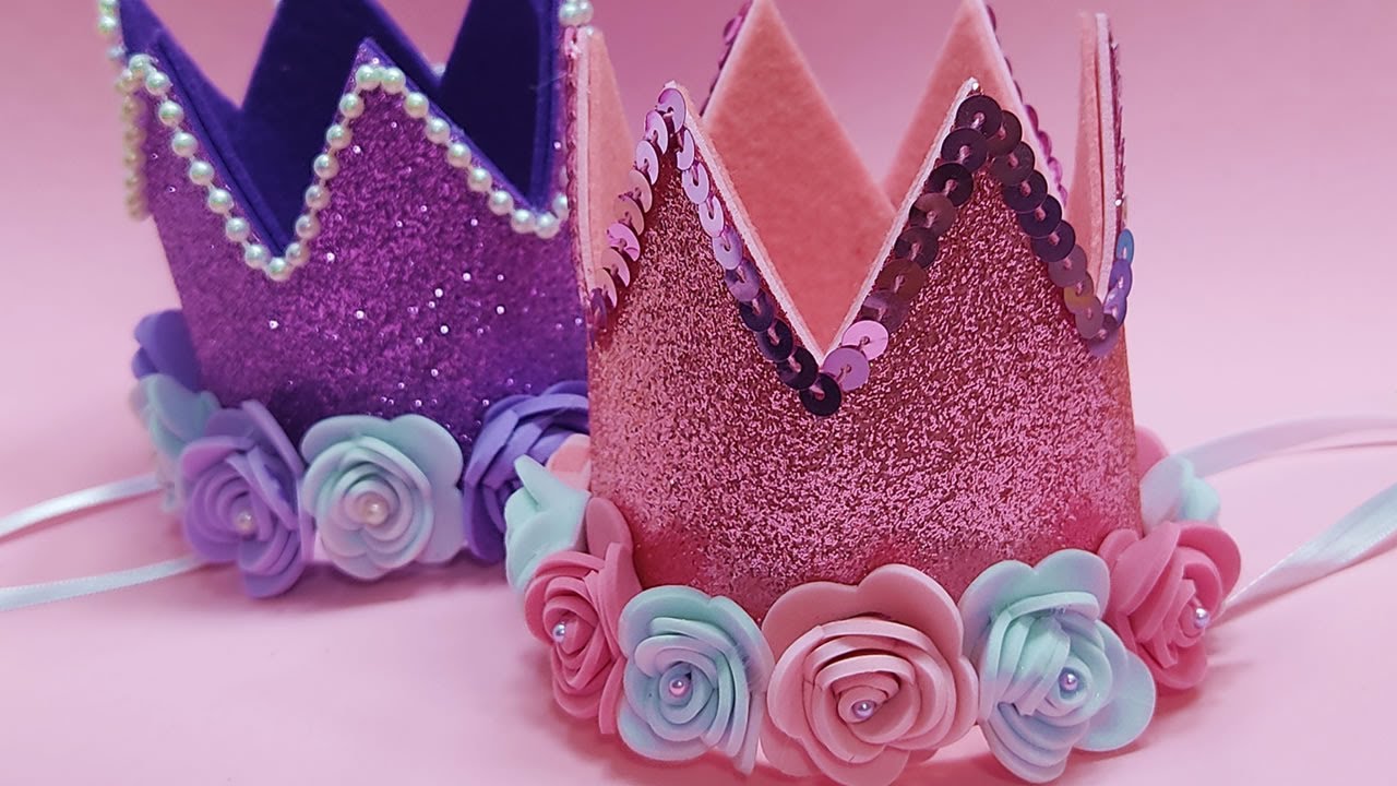 👑CORONAS PARA NIÑAS👑 en Foamy | Flores 