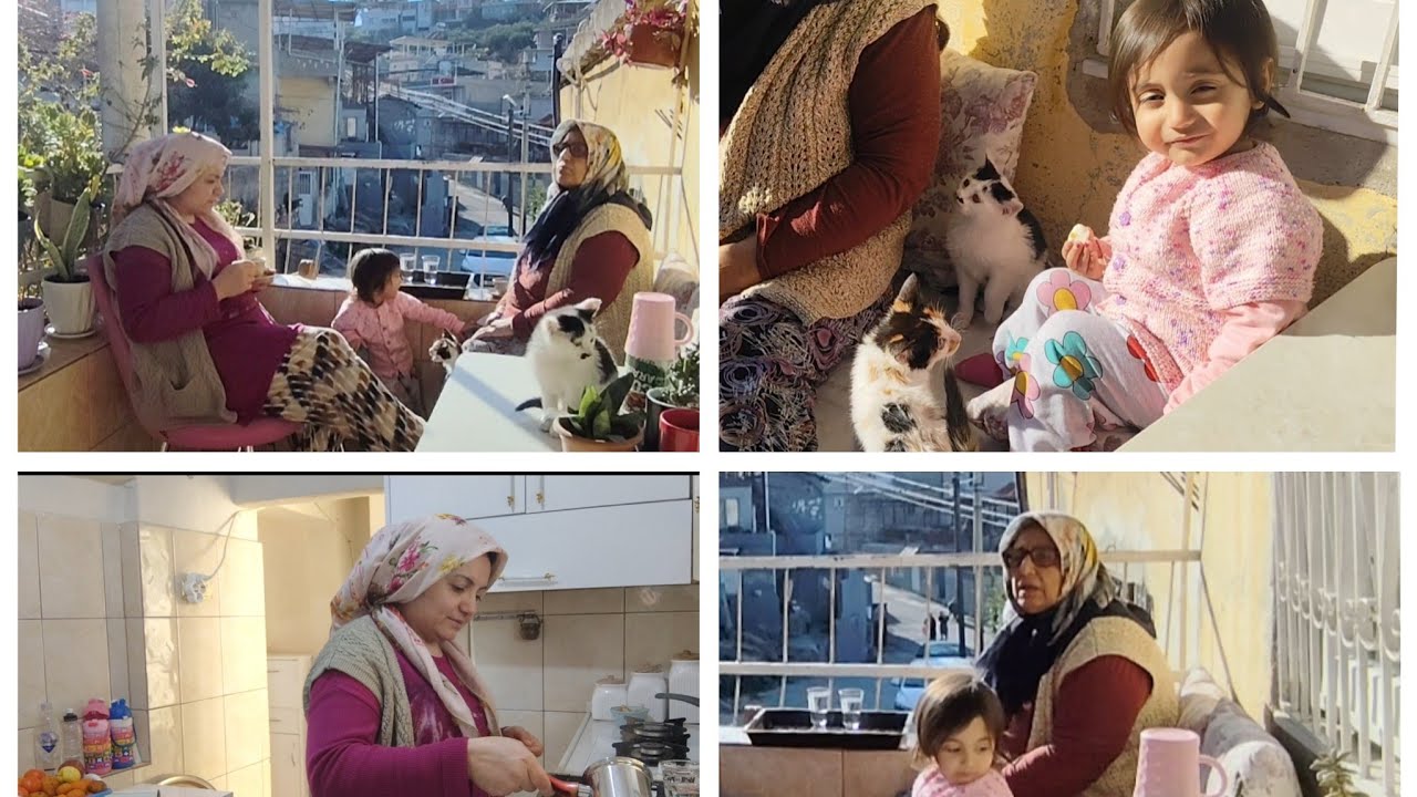 SENİ SEVENLERLE İÇTİĞİN KAHVENİN TADI BİR BAŞKA♥️ZEYNEP ABLAMA SELAMLAR♥️ ANNEMLE BALKONDA KEYİF🌺