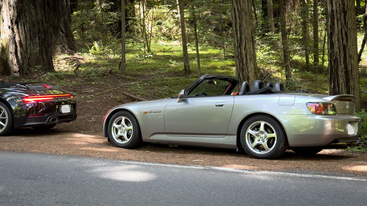 S2000 canyon carving with Porsche 911