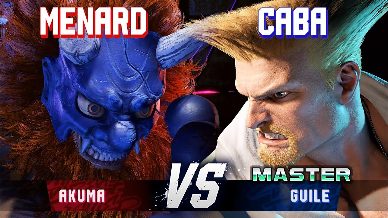 SF6 ▰ MENARD (Akuma) vs CABA (Guile) ▰ High Level Gameplay