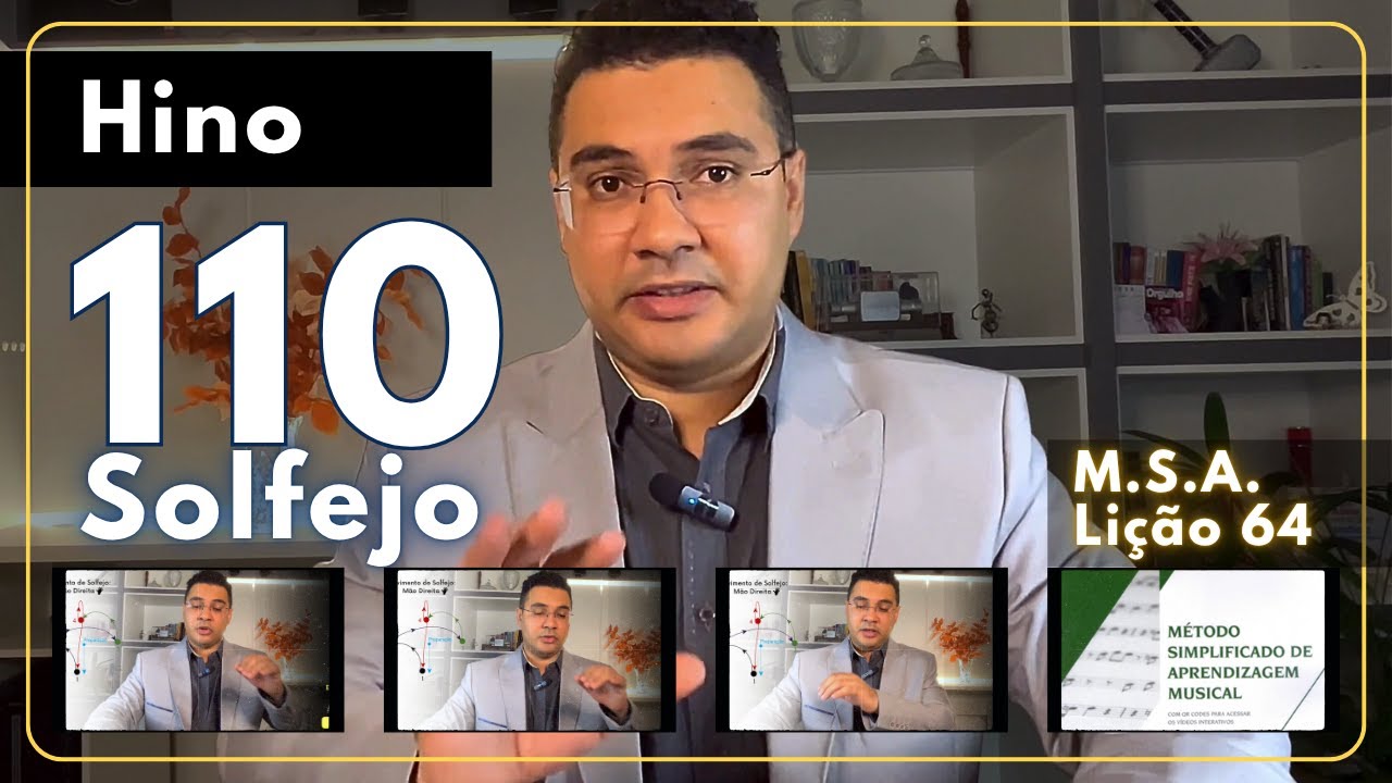 MSA Lição 64 Hino 110 Solfejo #cortes #msa