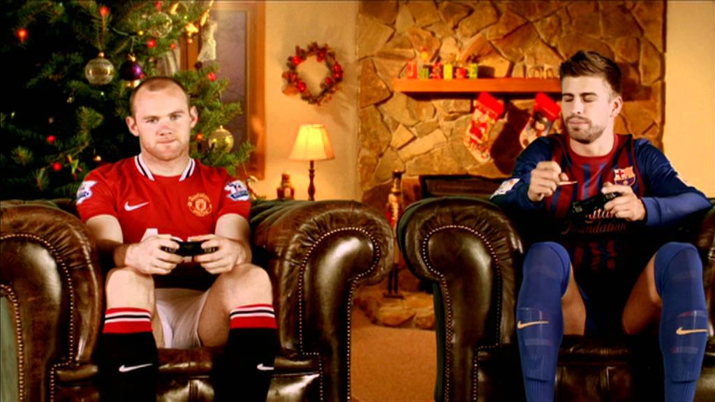 FIFA 12 UK Xmas Ad featuring Rooney, Wilshire, Kak&aacute;, Pique and Cahill