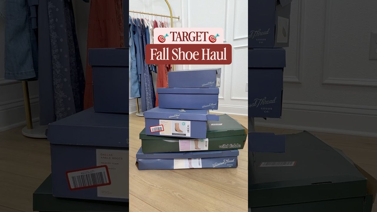 Target Shoe Haul | Affordable Fall 2025 Shoes 👢✨ #youtubeshopping #targetstyle #midsizefashion