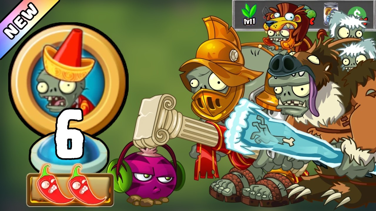 PvZ2 - Lunar Zoo Year 2026 Level 6 Hard [Plants Lvl 1 & No Premium] + DOWNLOAD